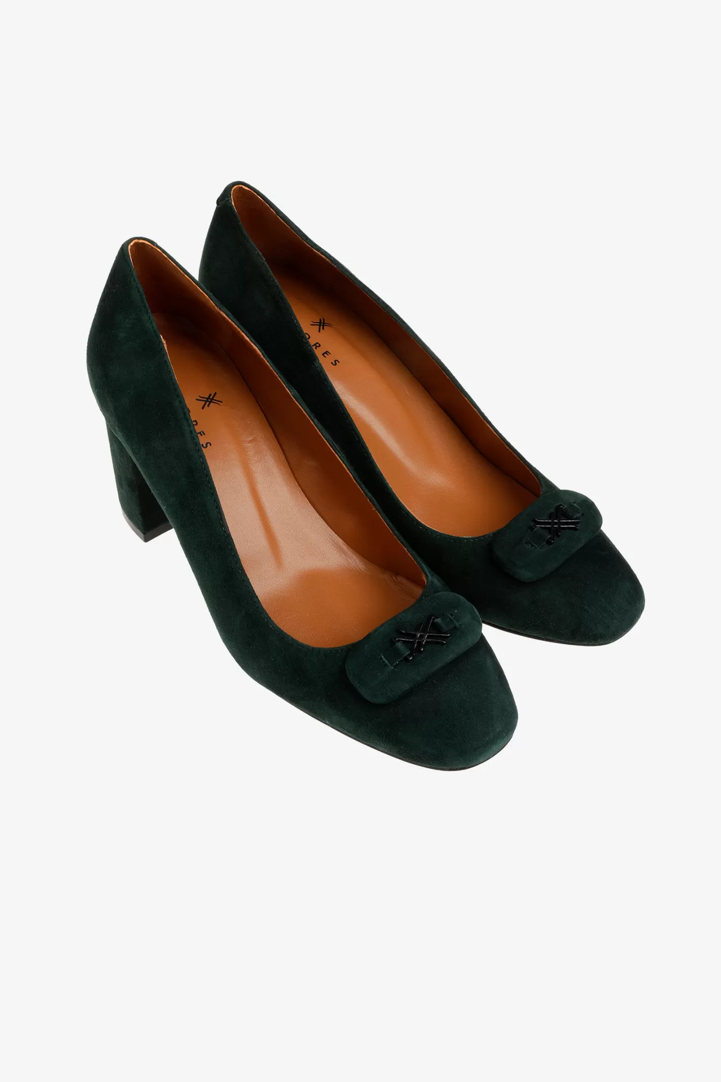 Femme Xandres Talon bloc en cuir