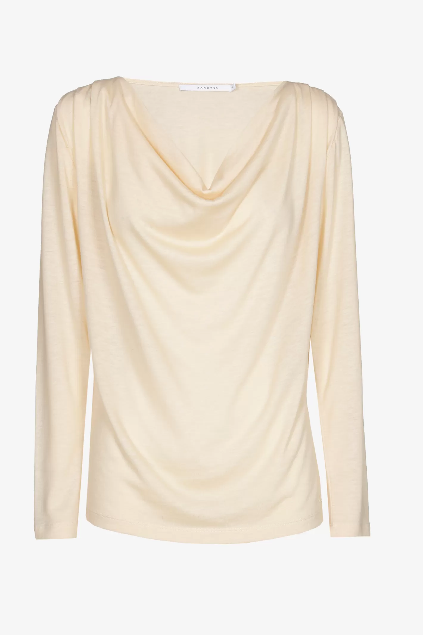 Femme Xandres T-shirt à col drapé