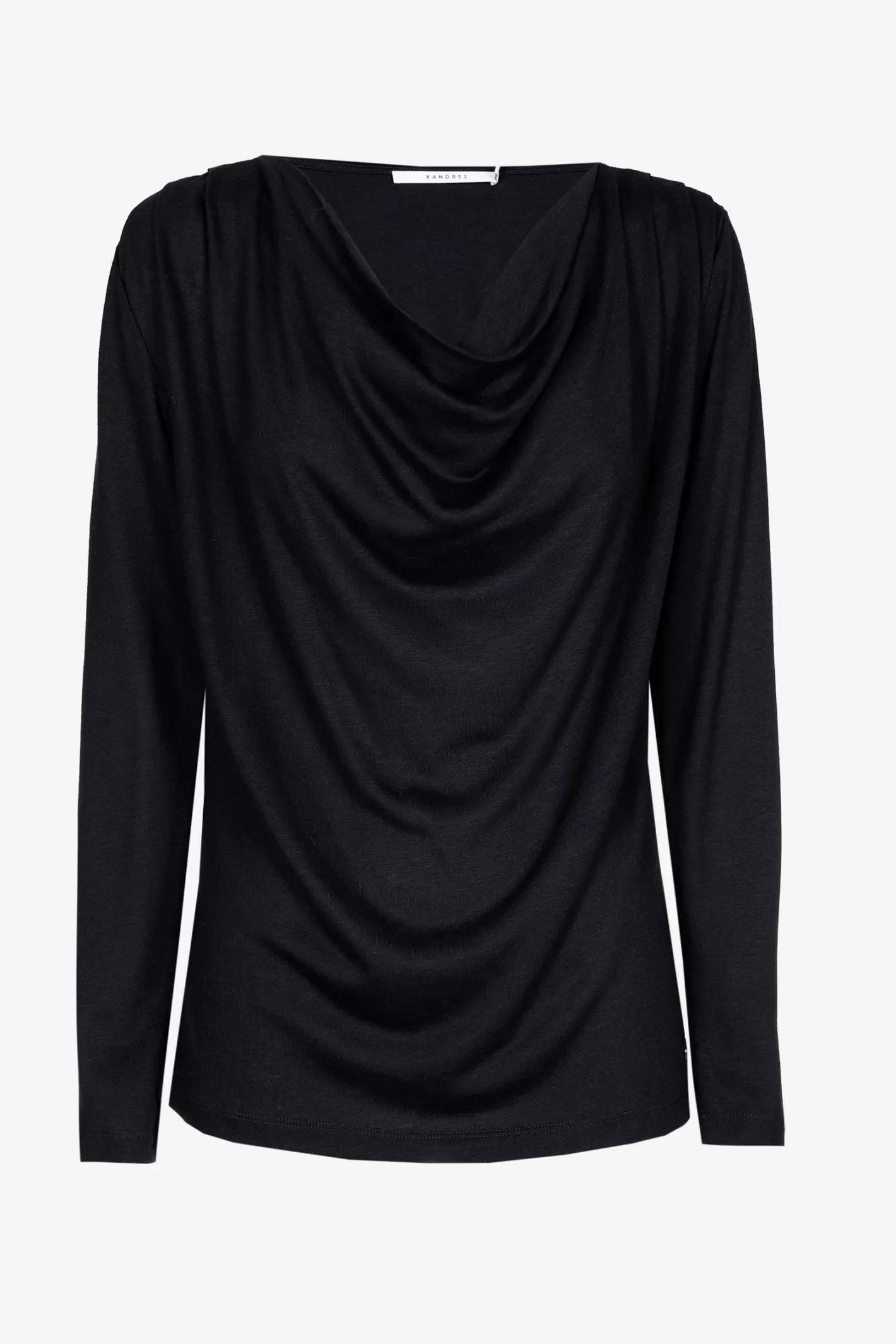 Femme Xandres T-shirt à col drapé