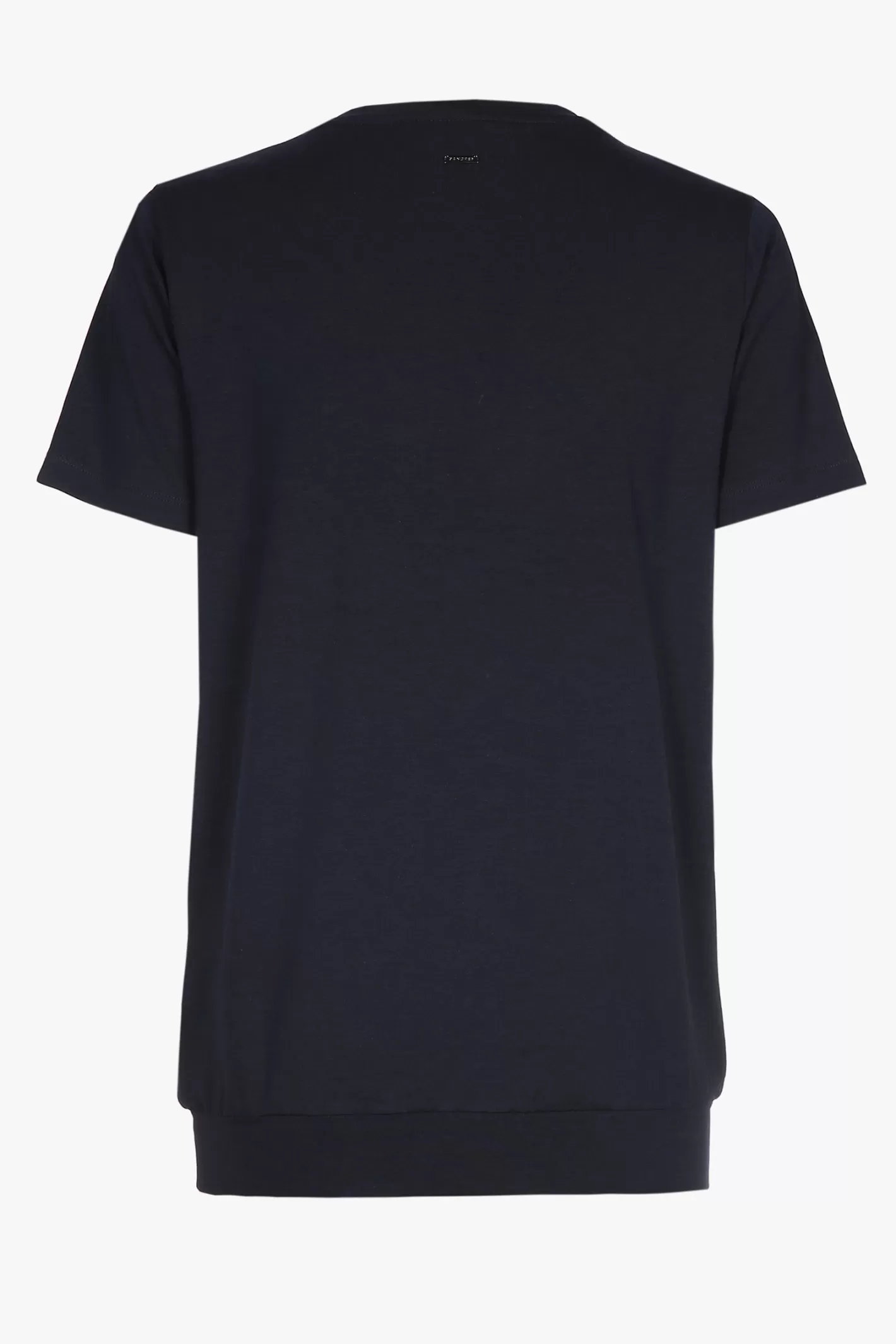 Femme Xandres T-shirt bleu marine à col en V