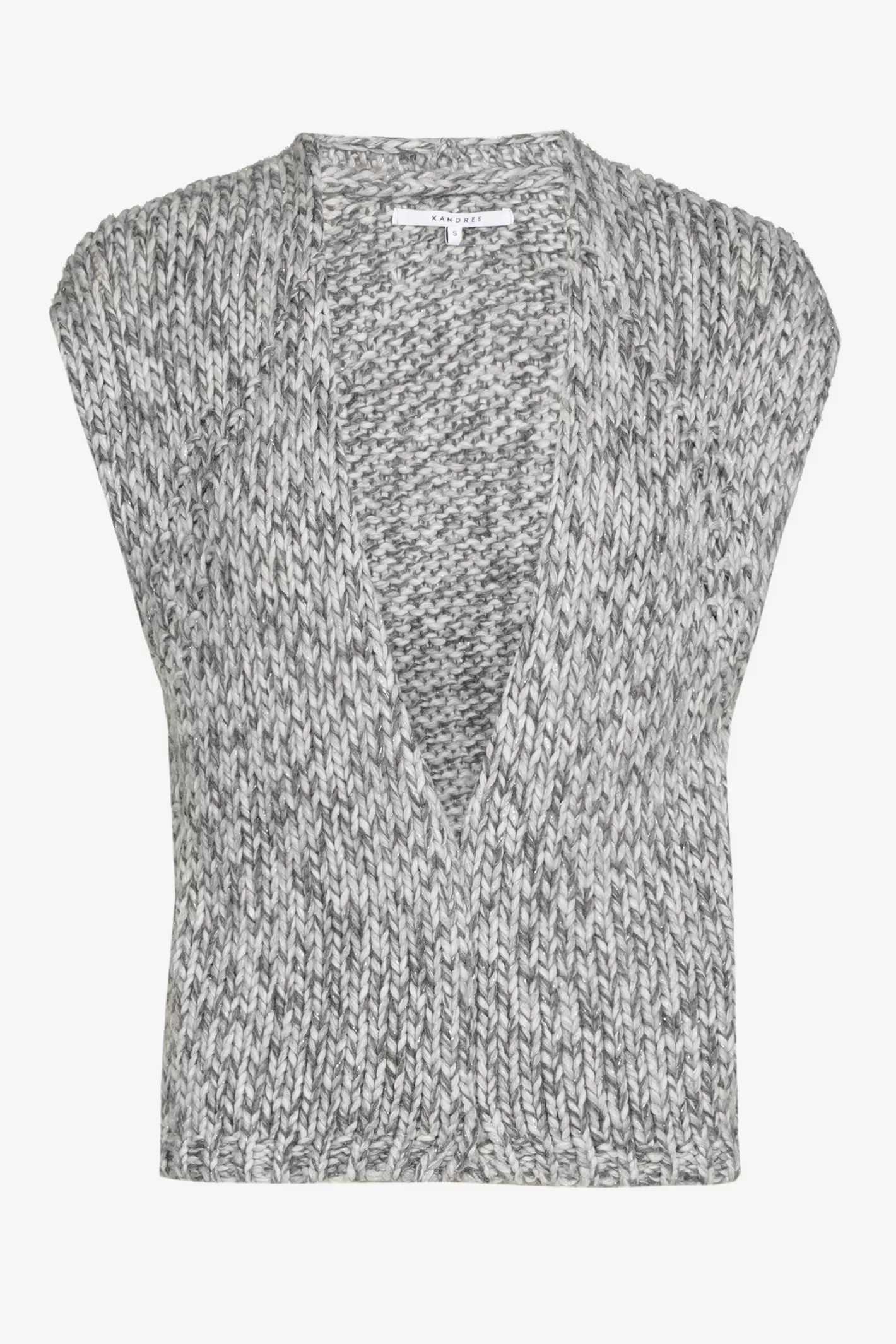 Femme Xandres Veste sans manches en grosse maille
